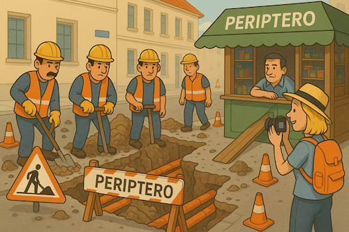Public Works, Greek Edition: Dig, Patch, Repeat