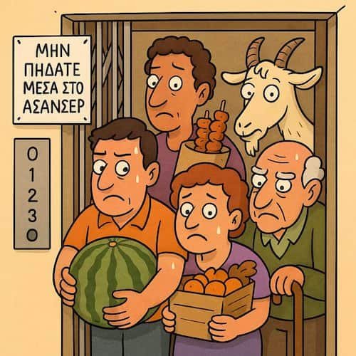 The Greek Elevator Experience