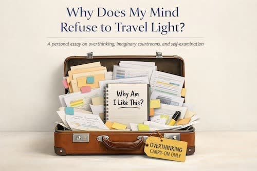 Why does my mind refuse to travel light?